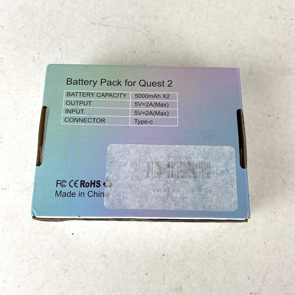 Saqico Battery Pack For Oculus / Meta Quest 2 500mAh X2
