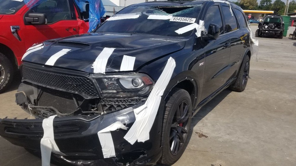 18 DODGE DURANGO SRT 392 INTERIOR DOOR TRIM PANEL FRONT LEFT DRIVER BLACK