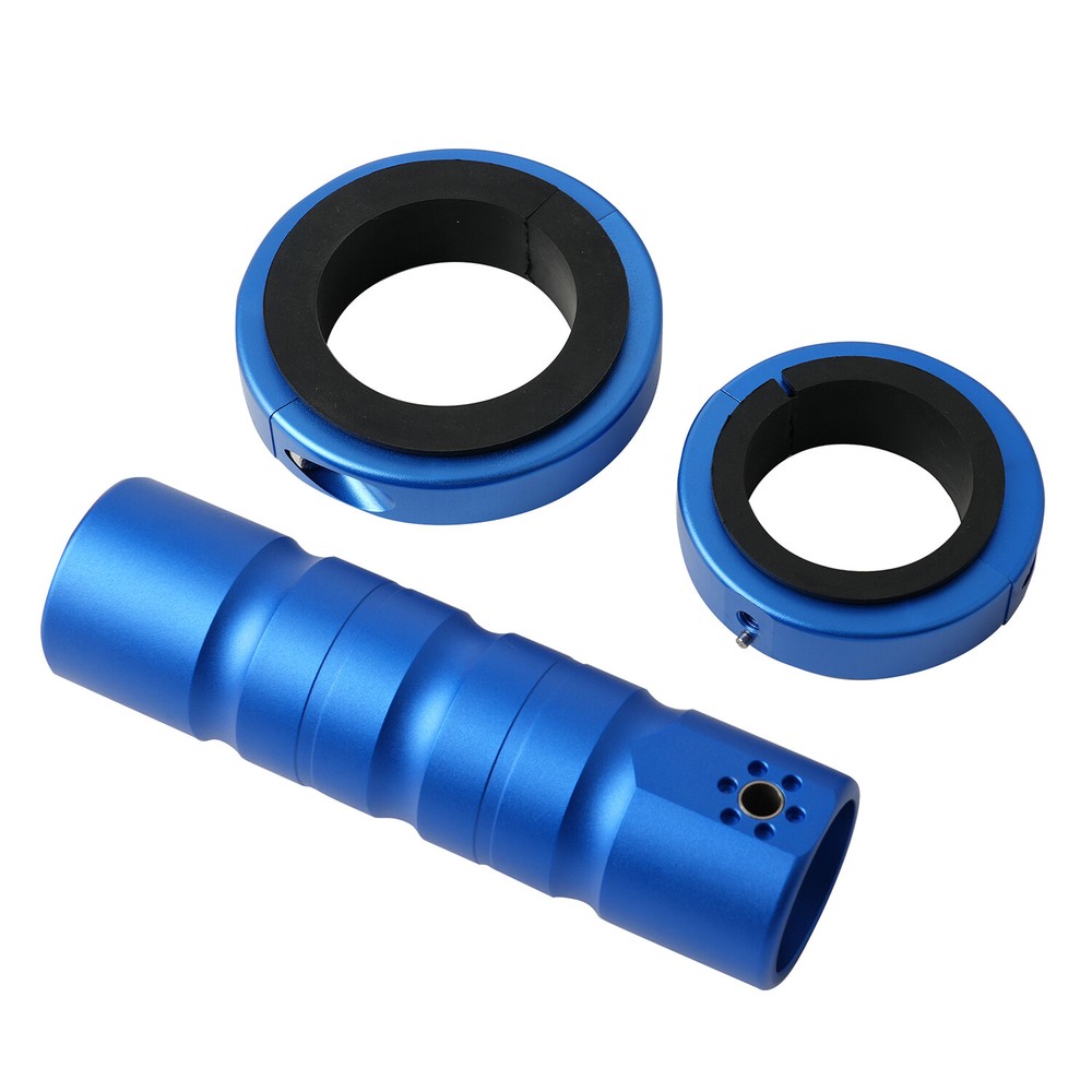 Boat Flag Pole Bracket Kits Rail Mount without Drilling Blue