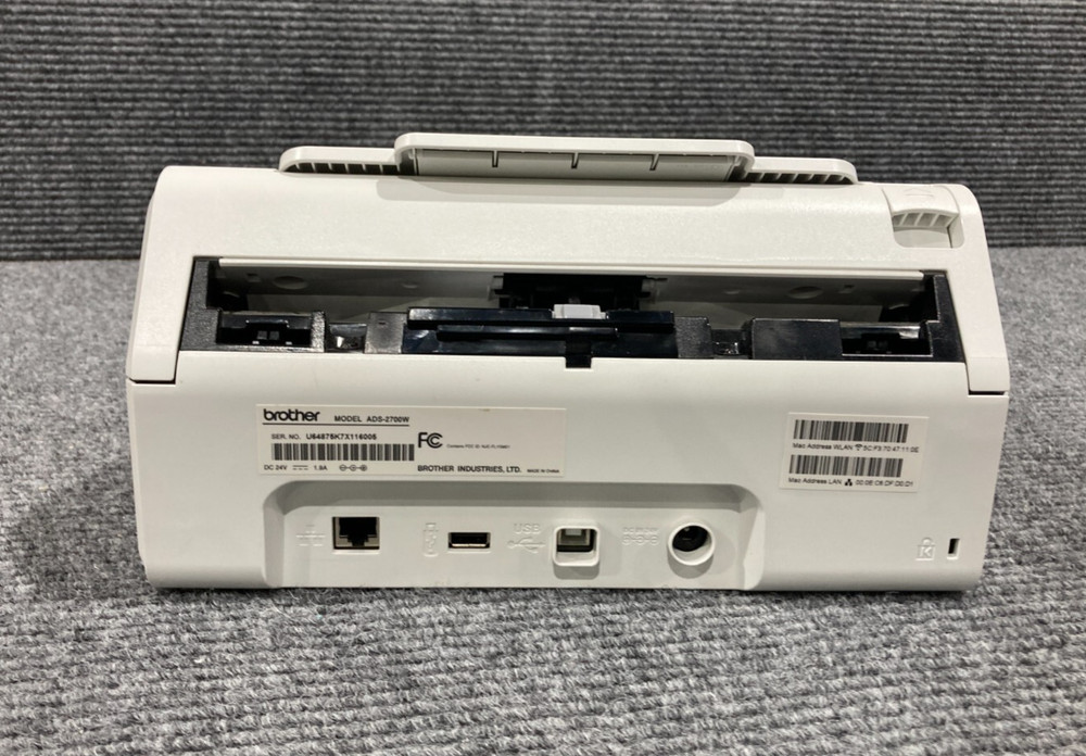 BROTHER ADS-2700W HIGH SPEED DOCUMENT SCANNER