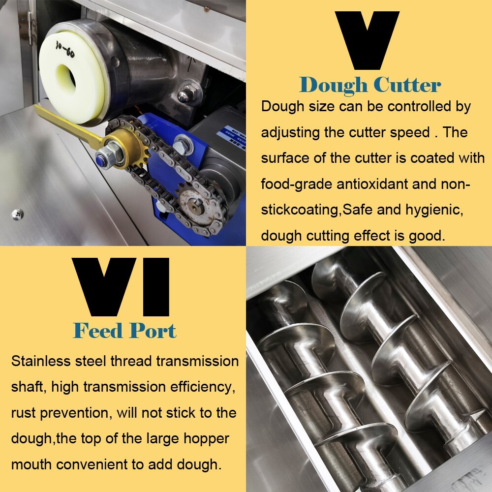 Multifunctional Quantitative Dough Divider Machine Dough Cutter 0.18oz-17.6oz