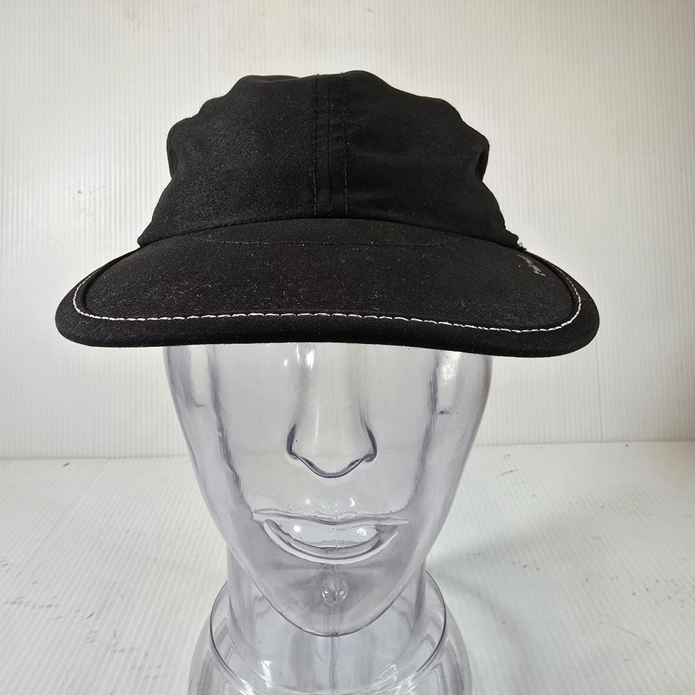 Hind Featherlight Runners Hat Cap Strapback Black Adjustable 6 Panel Breathable