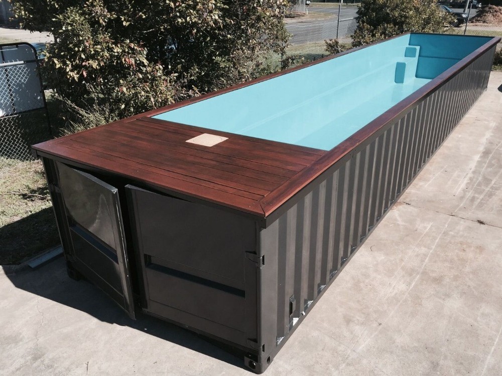 Swimming Pool 20ft. Length - Safe Room Designs Container Pools Catalog
