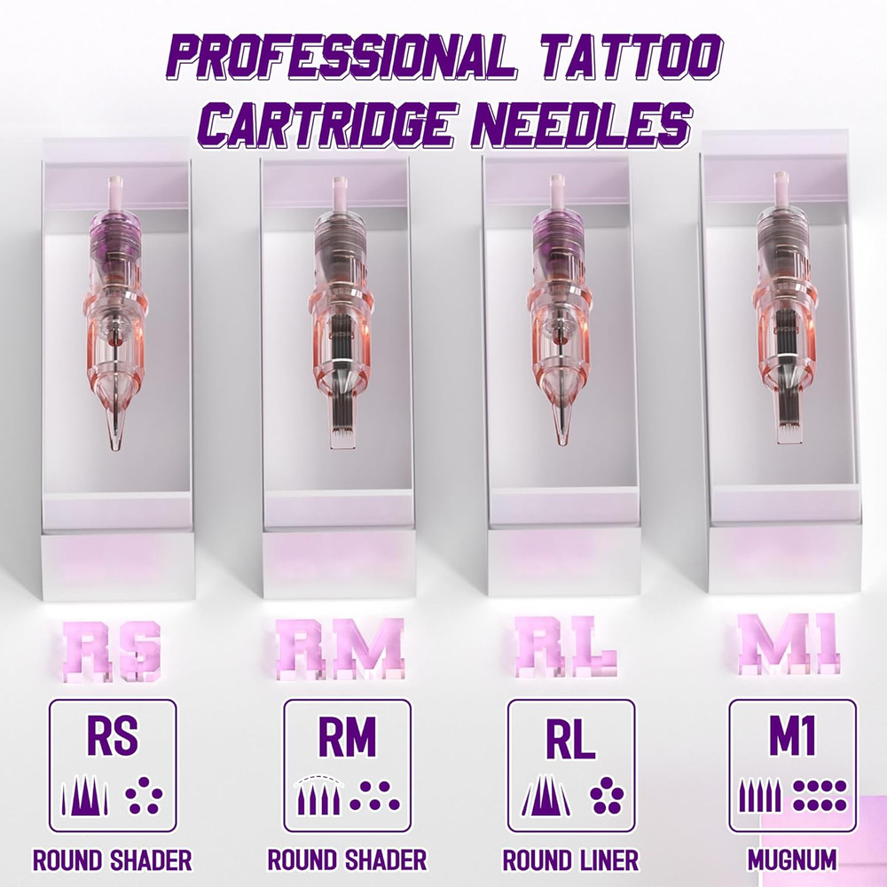 Wireless Adjustable Tattoo Machine Pen Set with Memory Function