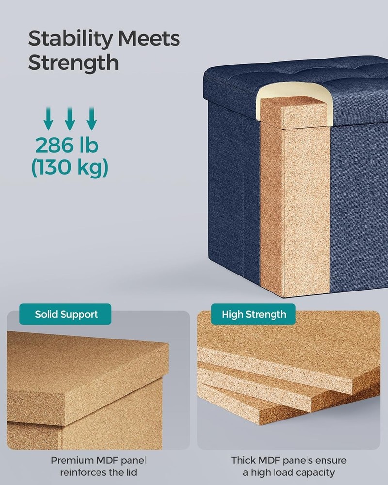 Storage Ottoman Foldable Small Ottoman Foot Rest Cube Ottoman Foot Stool Dorm