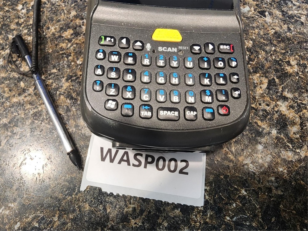 Wasp HC1 Mobile Computer with QWERTY Keypad Stylus Caddy Handstrap TESTED