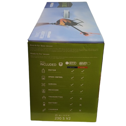Blade 230 S V2 RTF with SAFE Technology, BLH1400