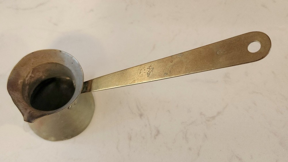 BRASS Turkish Coffee Pot 3 Long Handle