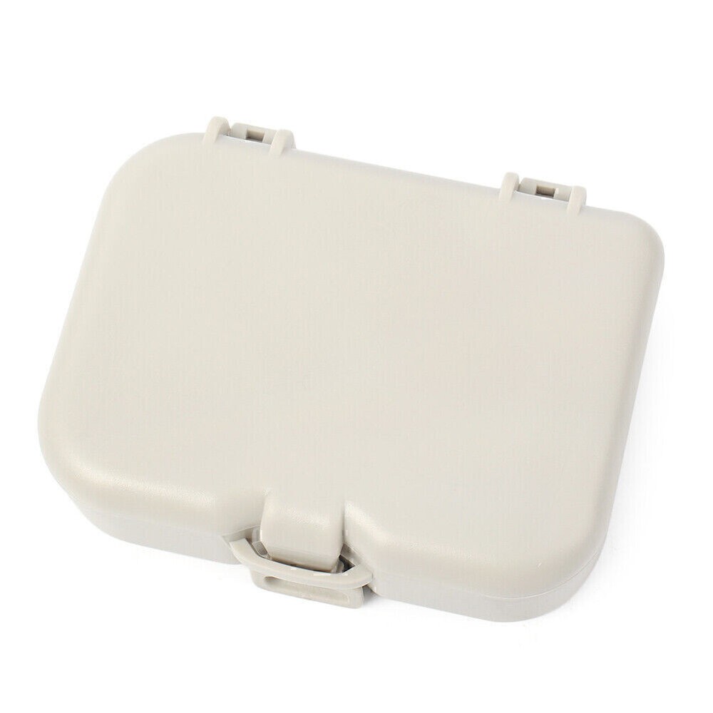 Dental Appliance Denture Storage Clean Brush False Teeth Box Case With Mirror