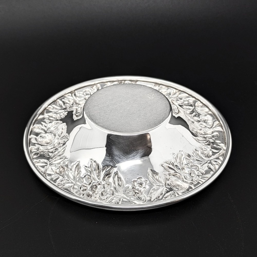 Kirk & Son Sterling Silver Repousse Candy Dish