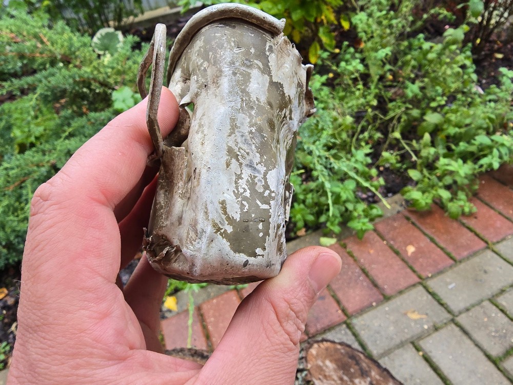 WW2 Accessories from the German bunker relic.