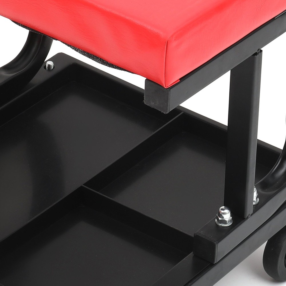 Rolling Mechanic Seat Garage Tool Box Creeper Chair Work Stool