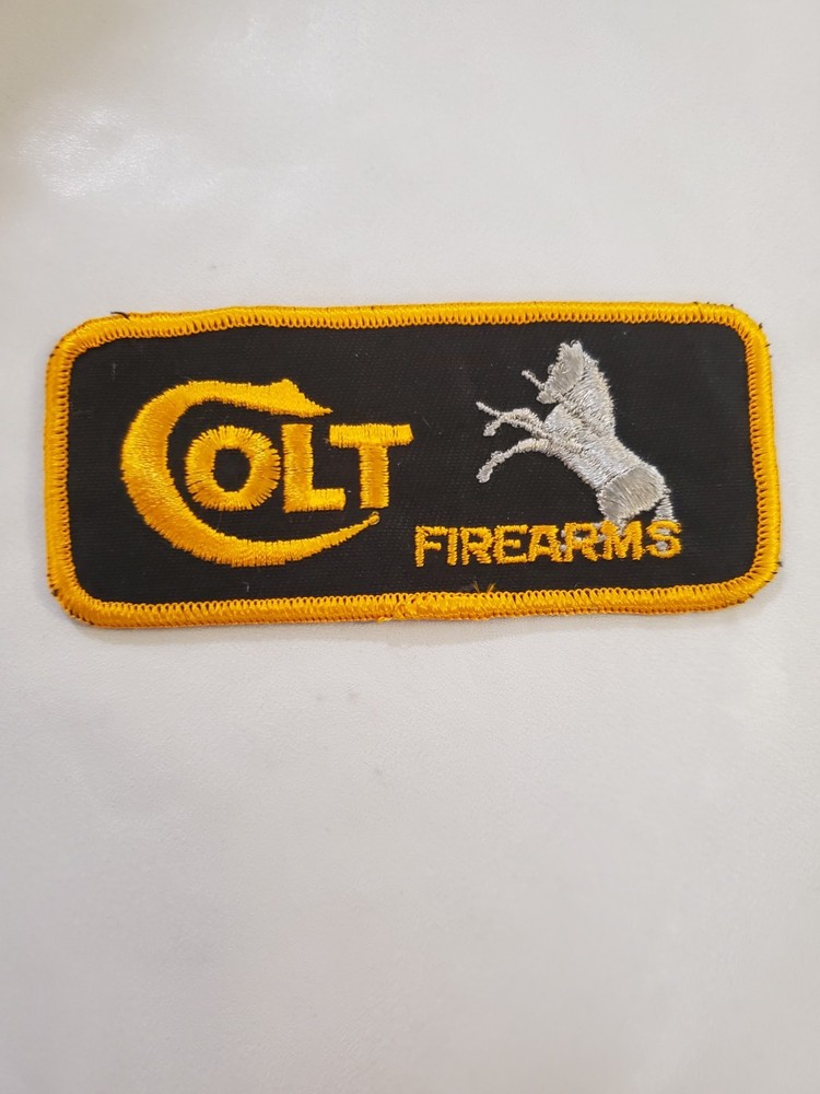 Vintage Colt Firearms embroidered patch