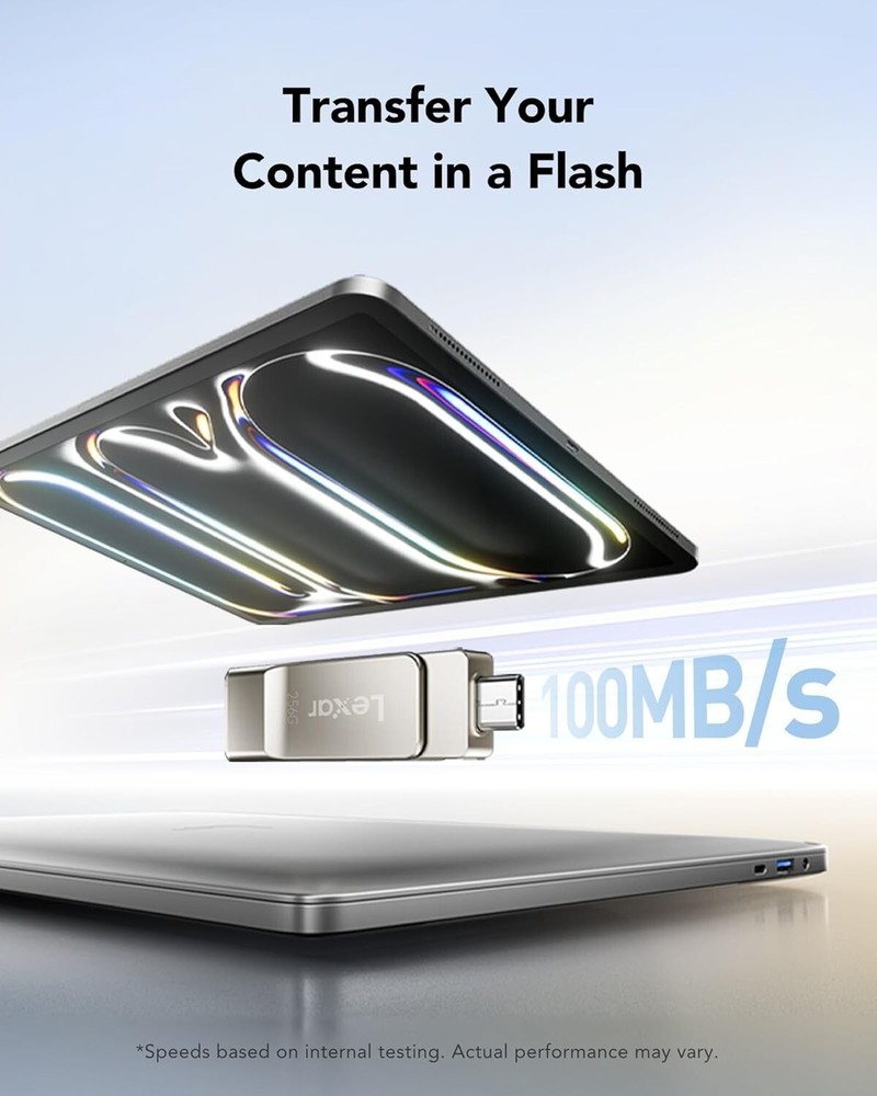 Versatile Dual USB 3.2 Drive: 256GB Storage with AES Encryption &