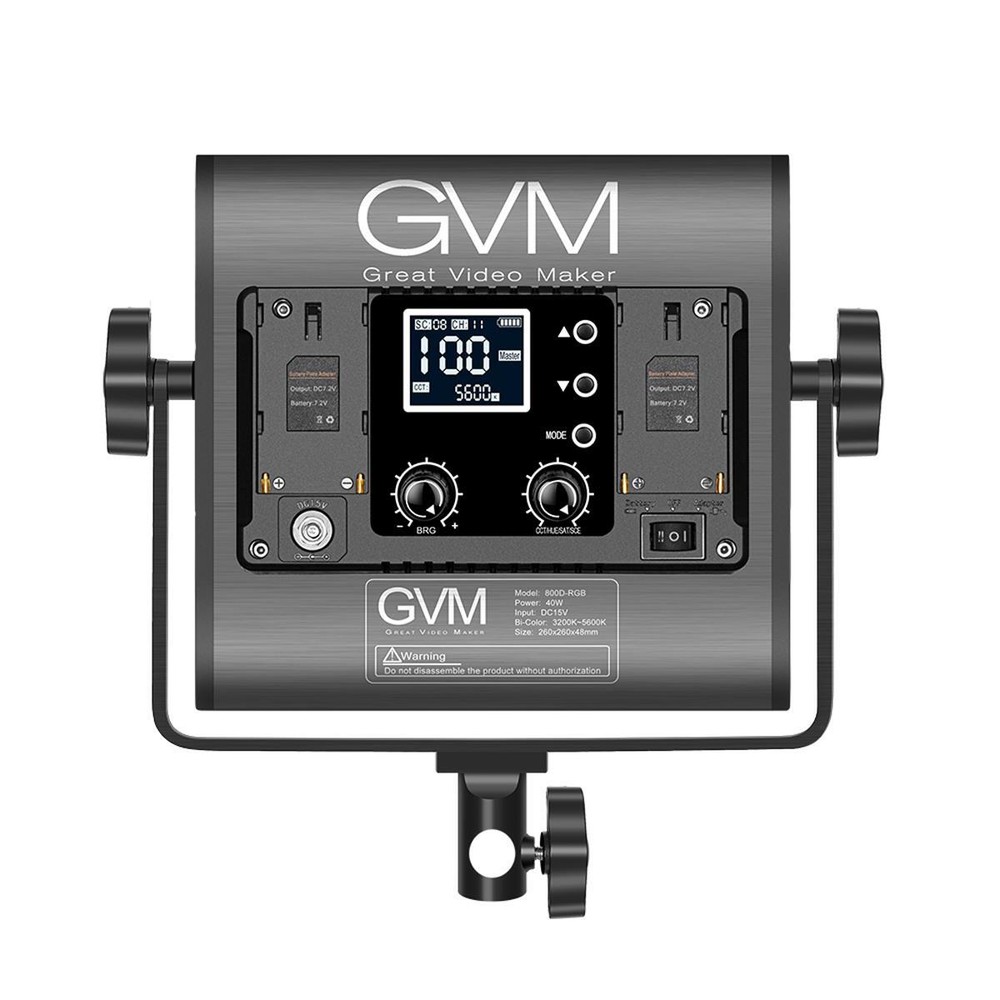GVM 800D-RGB LED Studio Video Light
