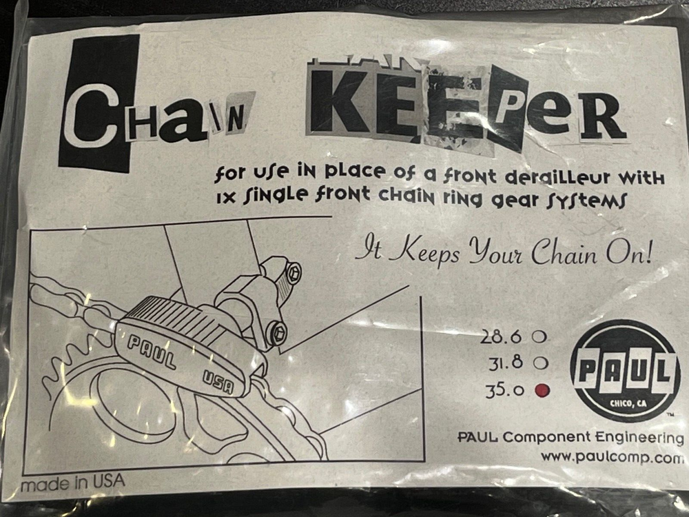 Paul Component Engineering Chain Keeper 35.0 - Black