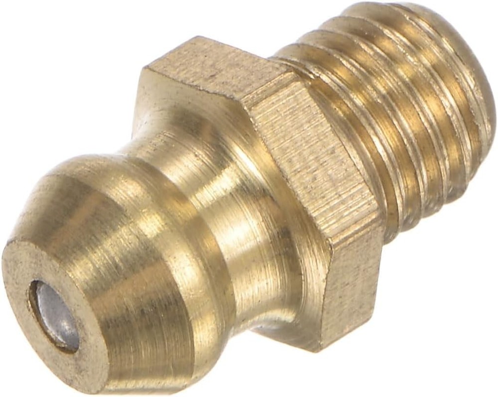 uxcell Brass Straight Grease Fitting M6 x 0.75mm Thread Hydraulic x