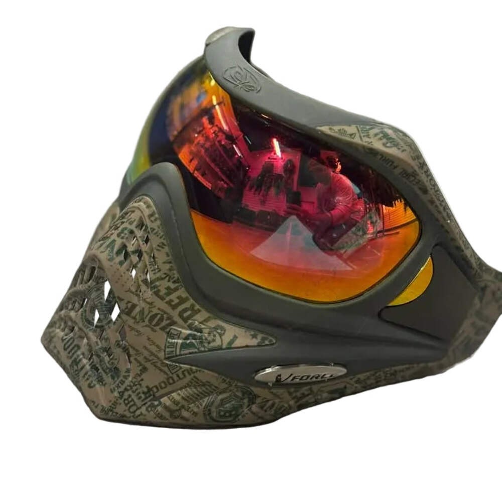 USED V-Force Grill Paintball Goggle - Olive Graphic