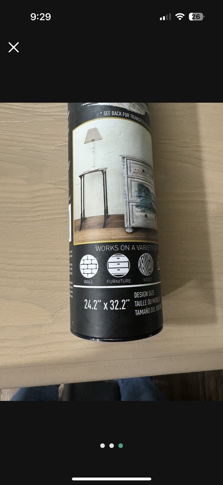 Re Design Decoupage Transfer Beautiful Blue Wave