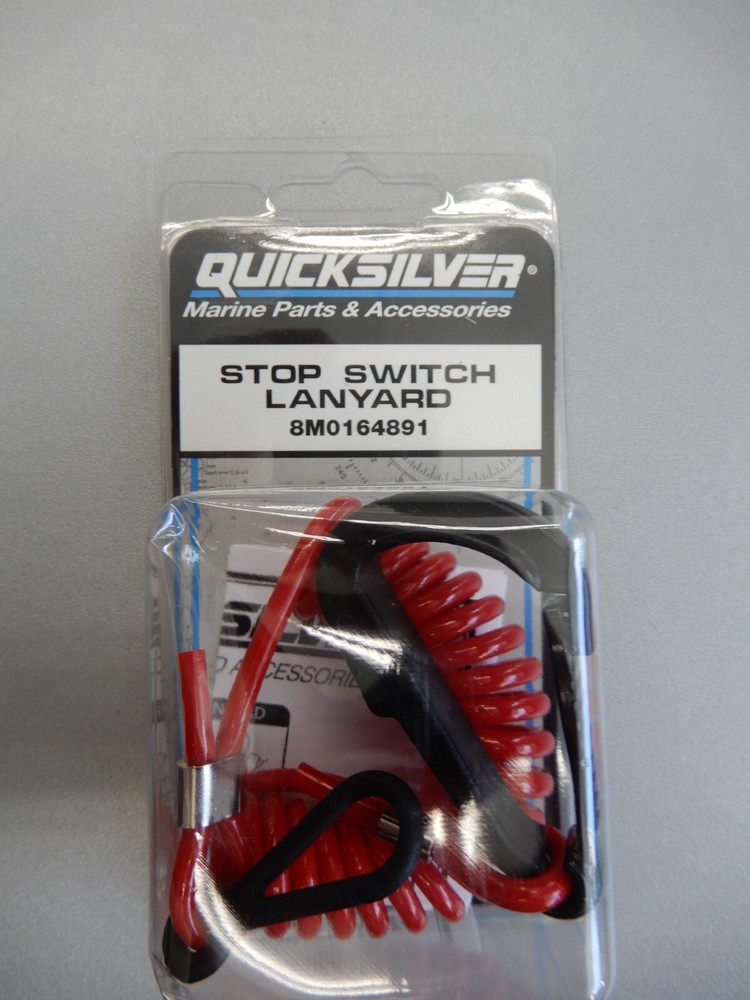 Mercury Mariner Quicksilver safety lanyard kill switch cord cable ignition