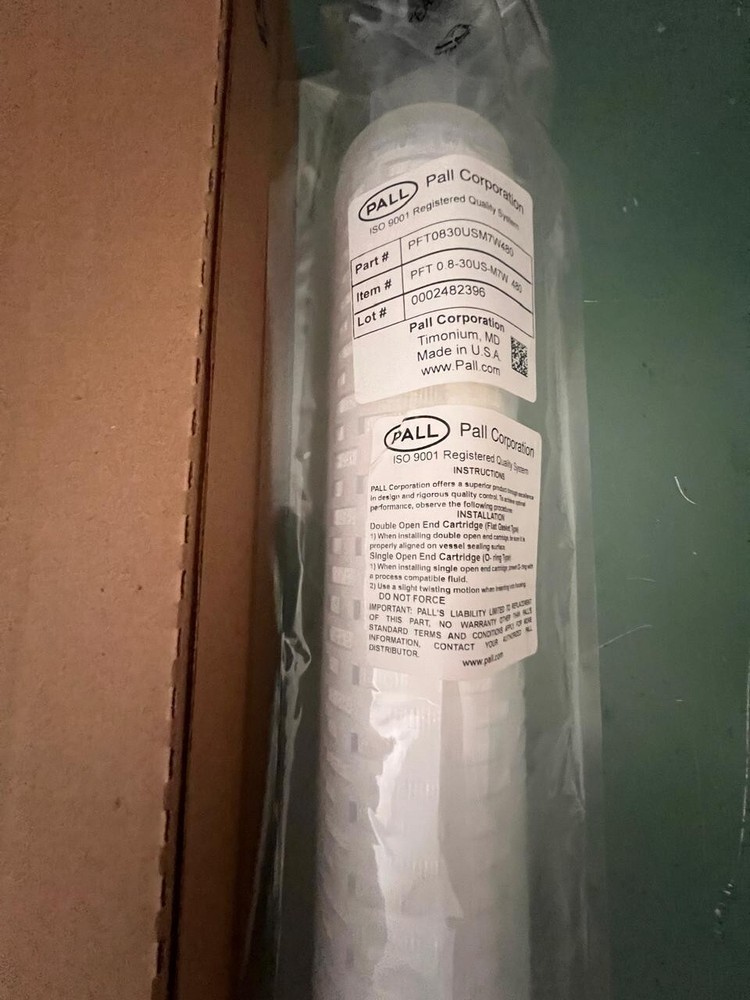 pall PFT0830USM7W480 FILTER for Pharma Use