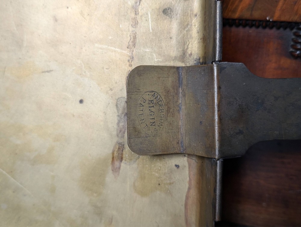 Antique Brass "Andersons Elgin" Photography Developing Tray
