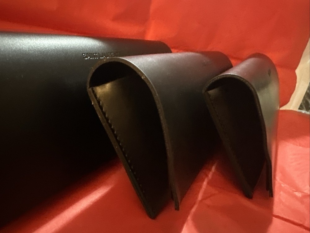 Authentic Saint Laurent Eyewear Case W/ Cloth.