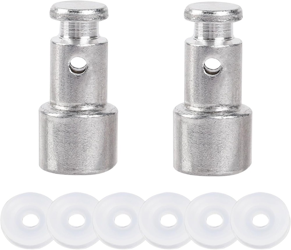 2 Pcs Universal Replacement Floater Valve with 6 Pcs Silicone Gaskets Electric P