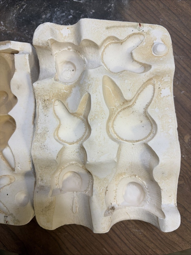 Bunny Family Duncan Ceramic Slip Casting 106-A Easter Mold Rabbit Spring