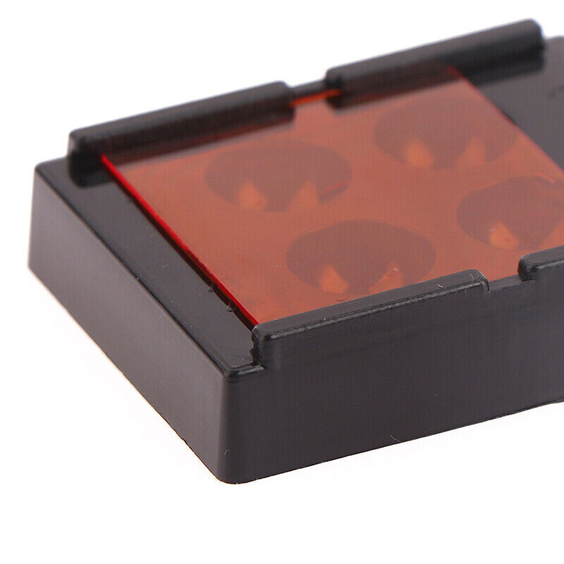 Dental Veneer Storage Box 4 Holes Teeth Patch Shading Light Organizer Retainer