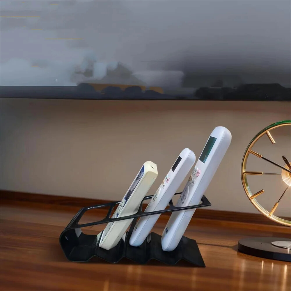 4-Grid Storage Rack Tv Air Conditioning Remote Control Stand Holder