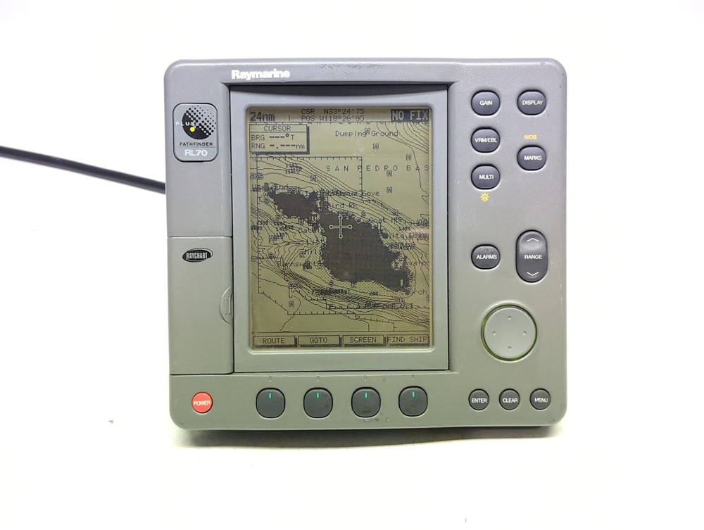 Raymarine Raytheon RL70 Plus RL70RC E52032 7" LCD Radar Chartplotter Display