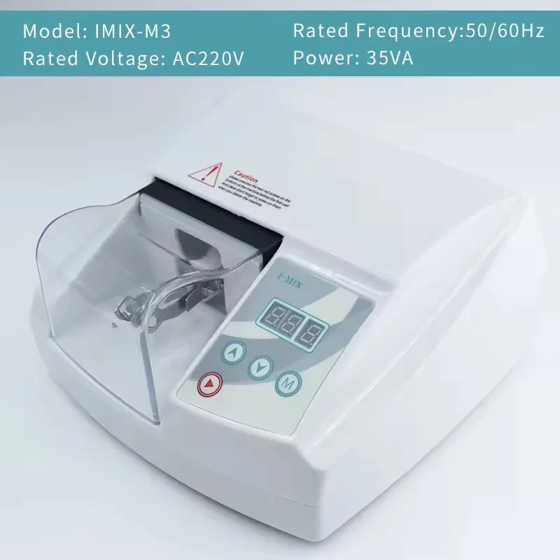 Dental Lab Use Noiseless Amalgamator Electric Plastic Amalgam Mixer Machine