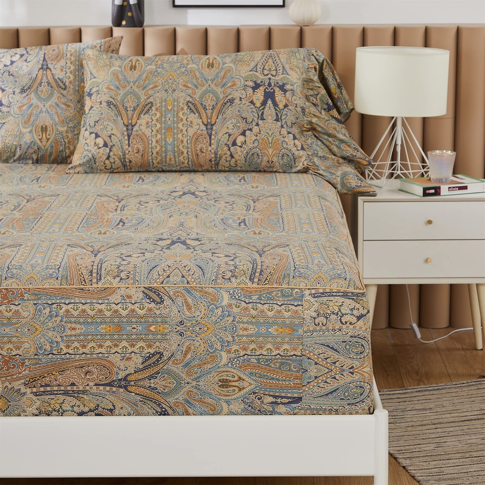 Twin Sheet Set Floral Sheets Ultra Soft Flower Patterned Printed Bed Sheets D...
