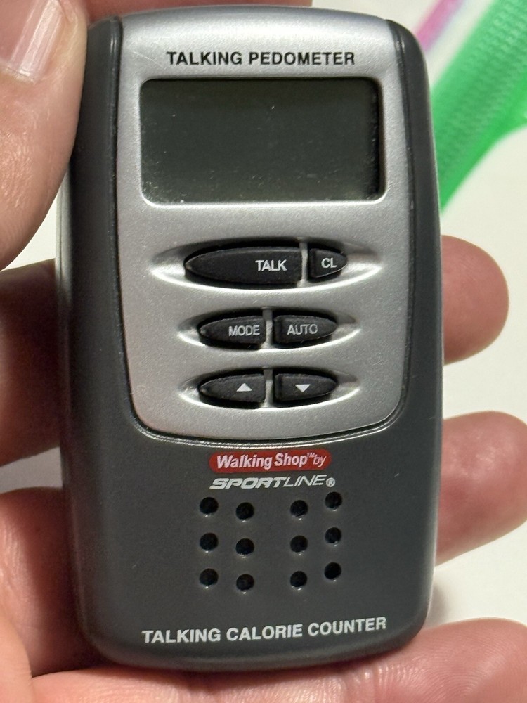 Sportline Talking Calorie Counter Pedometer