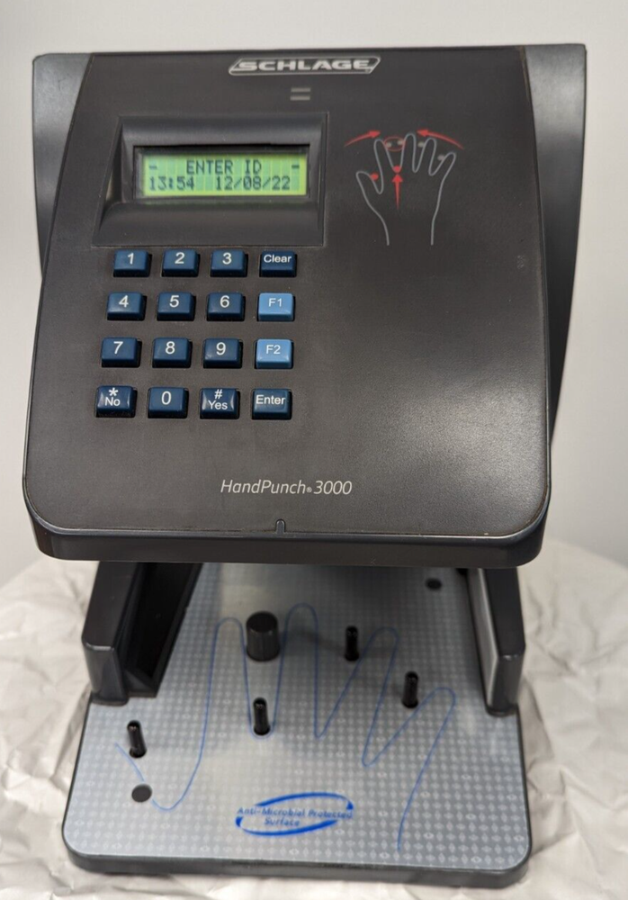 Schlage HandPunch HP-3000 E with Ethernet