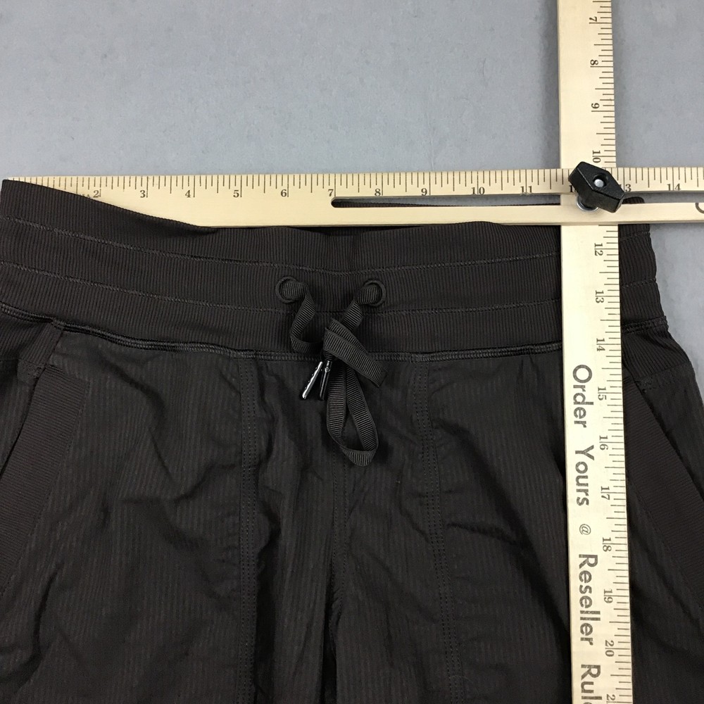 Lululemon Pants Women 4 Brown Solid Dance Studio Mid Rise Drawstring Pockets