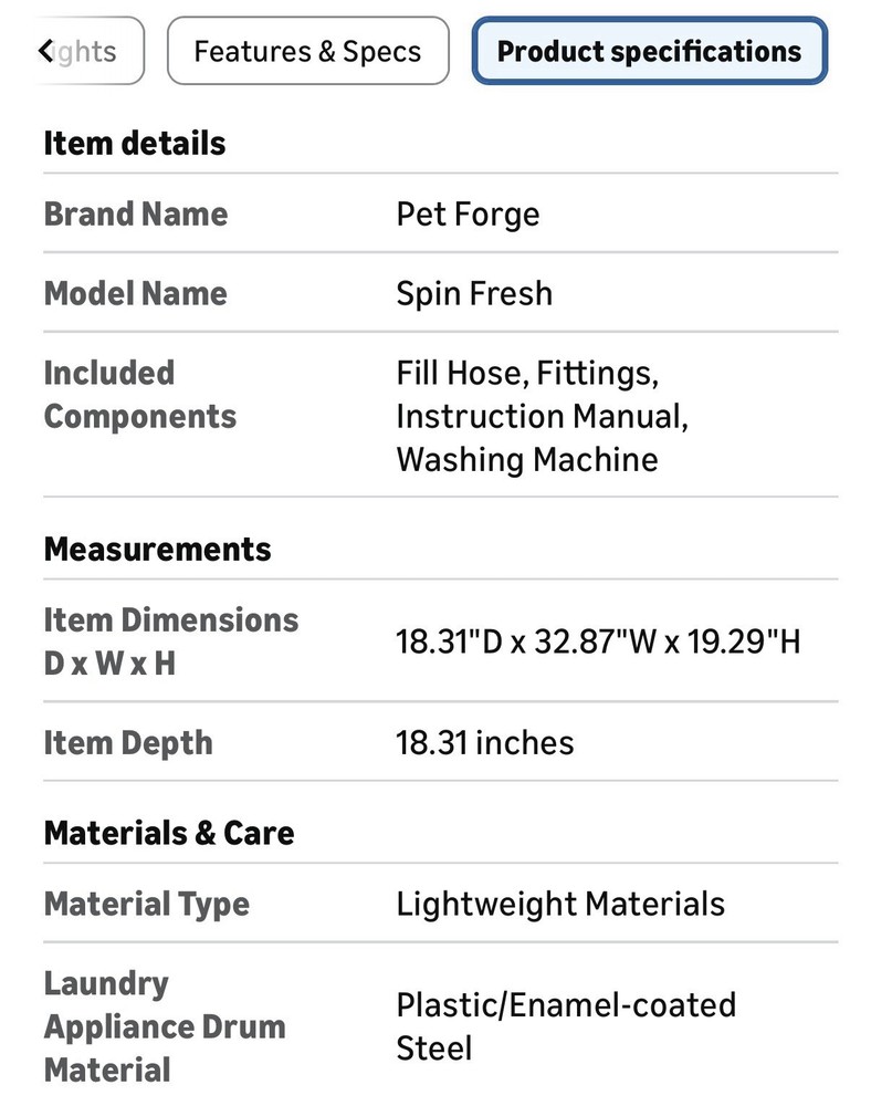 Compact Washing Machine – Fully Automatic Mini Washer Small Loads & Pet Items