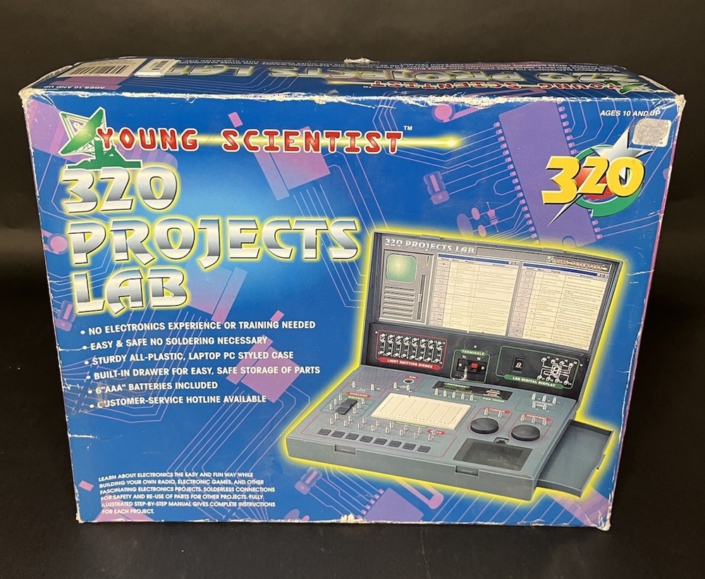 Young Scientist 320 Project Lab Electronics Radio Mixed: Used