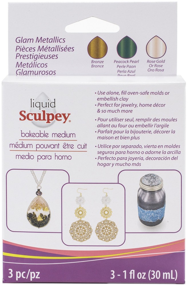 Sculpey Liquid Medium-Glam Metal