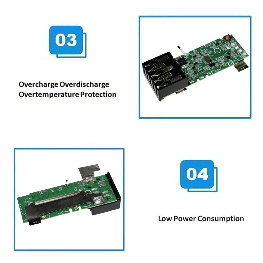 2PCS M18 Battery PCB Board Charging Protection Circuit Board for Milwaukee US