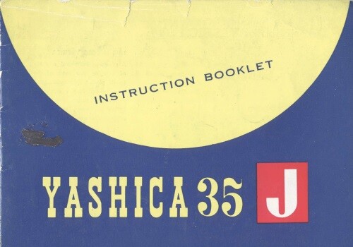 Yashica 35 J Instruction Manual
