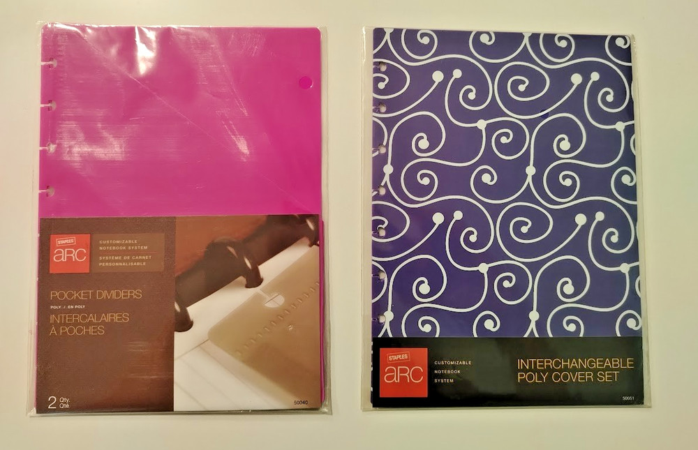 2 ARC Poly 50051 - 50040 Cover Set – Customizable Notebook System.