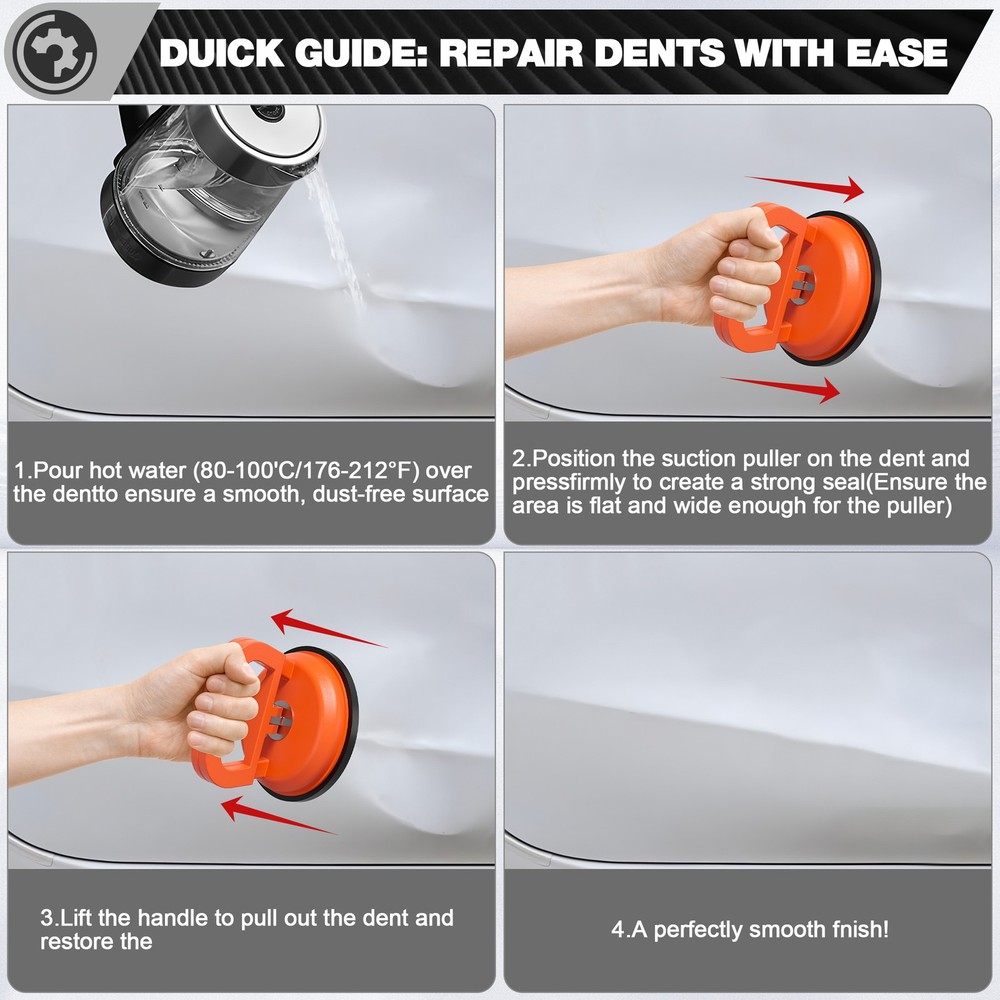 Plastic suction Cup Automobile Dent Remover Puller Glass Remover Tool Car