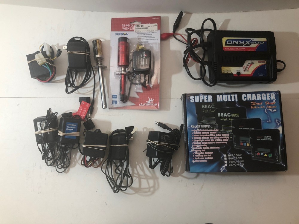 Assorted Rc Charger Lot Various Brands