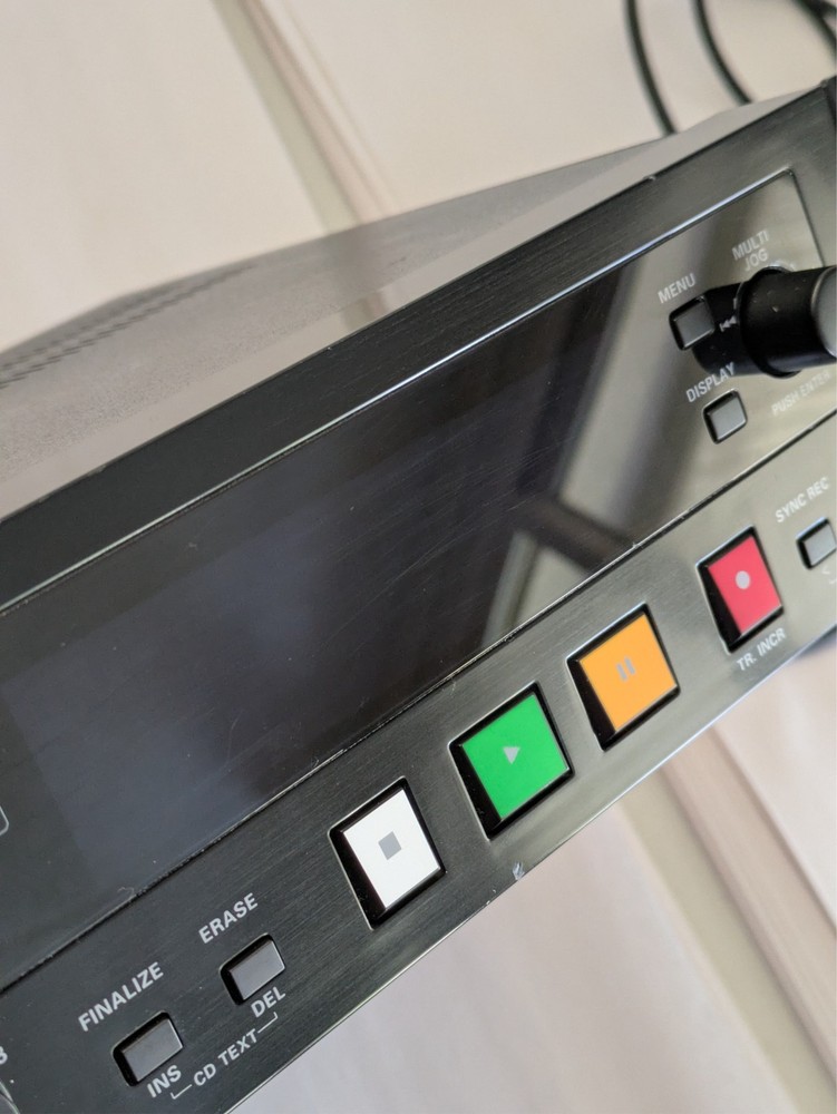 Marantz CDR633 Professional Rackmount Slot Loading CD Player Recorder Powers On