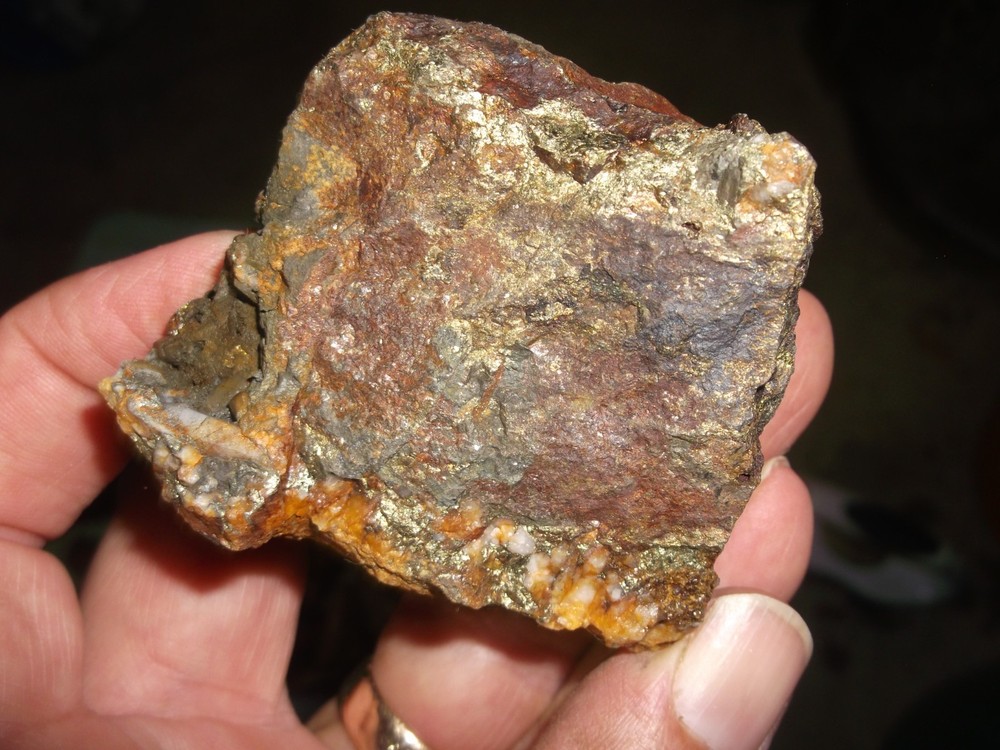 Gold, silver, copper, 362 grams samples ,ore high grade .