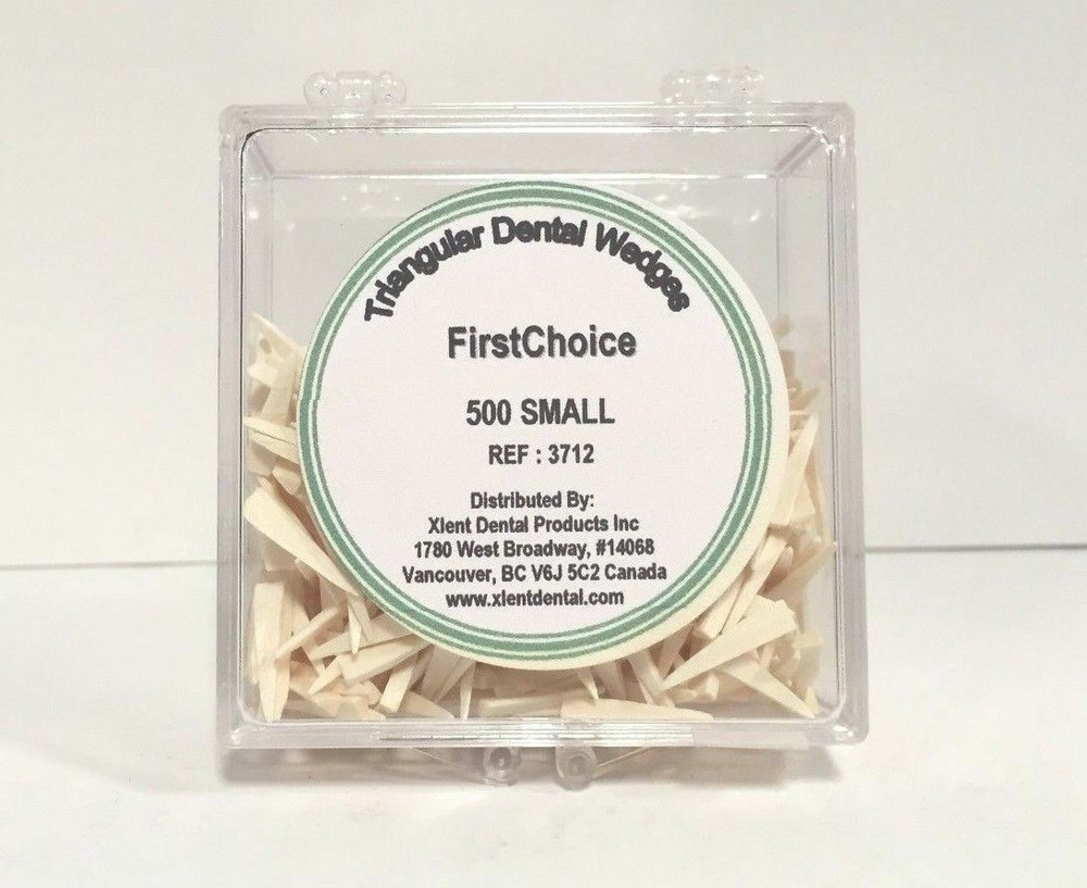 Triangular Wood Dental Wedges Small 500 Pack First Choice