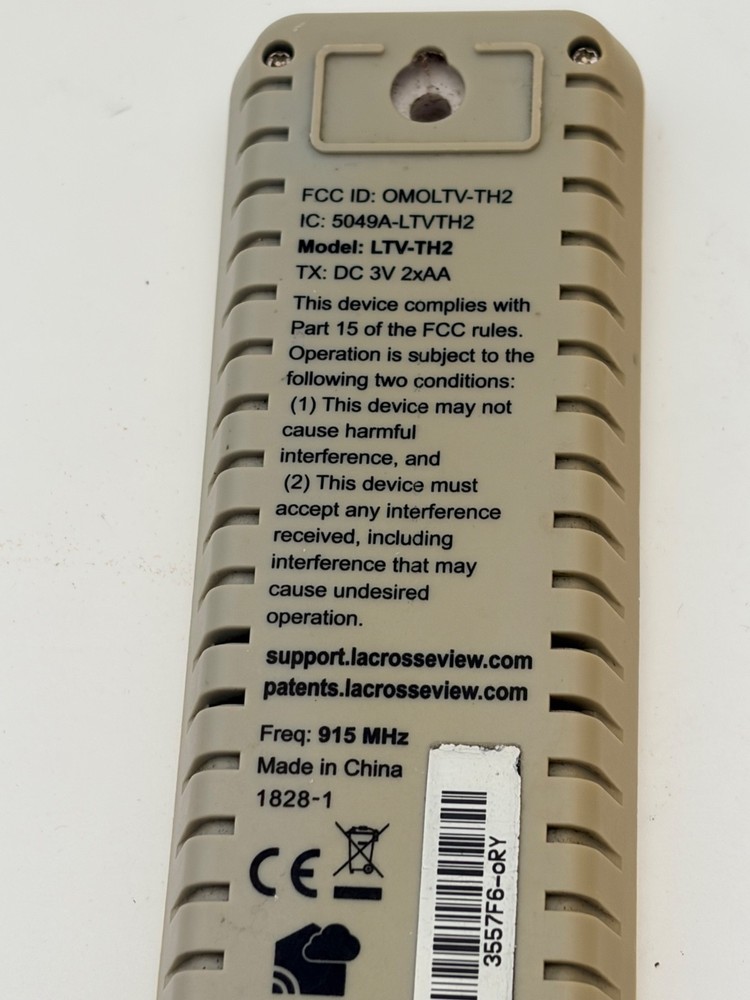 LTV-TH2 La Crosse Technology View - Connected Temperature & Humidity Sensor
