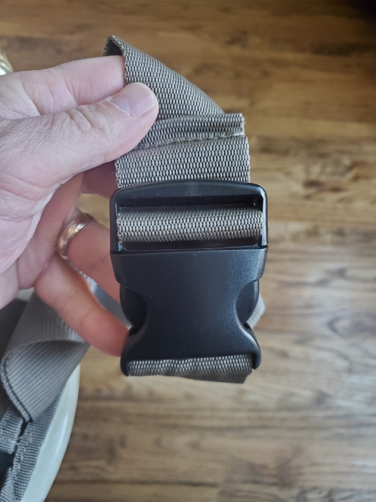 Allen Select, Allen 2306 Select Canvas Double Compartment Shell Bag With Belt